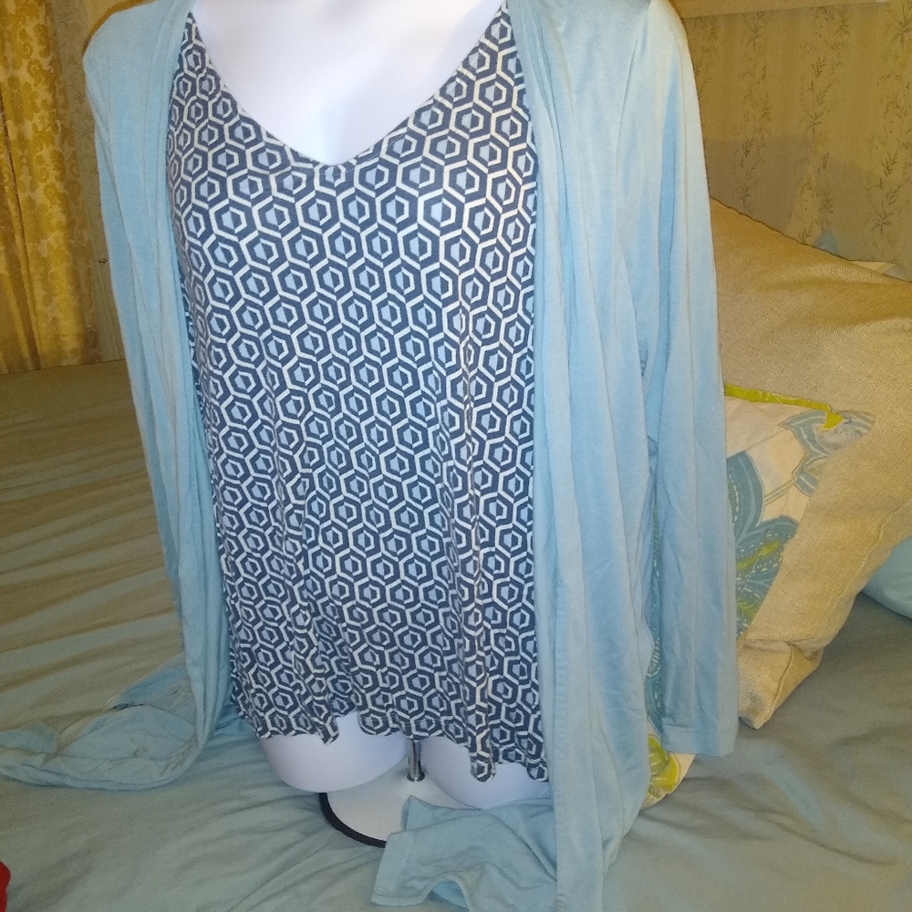 Sweater blouse Light blue